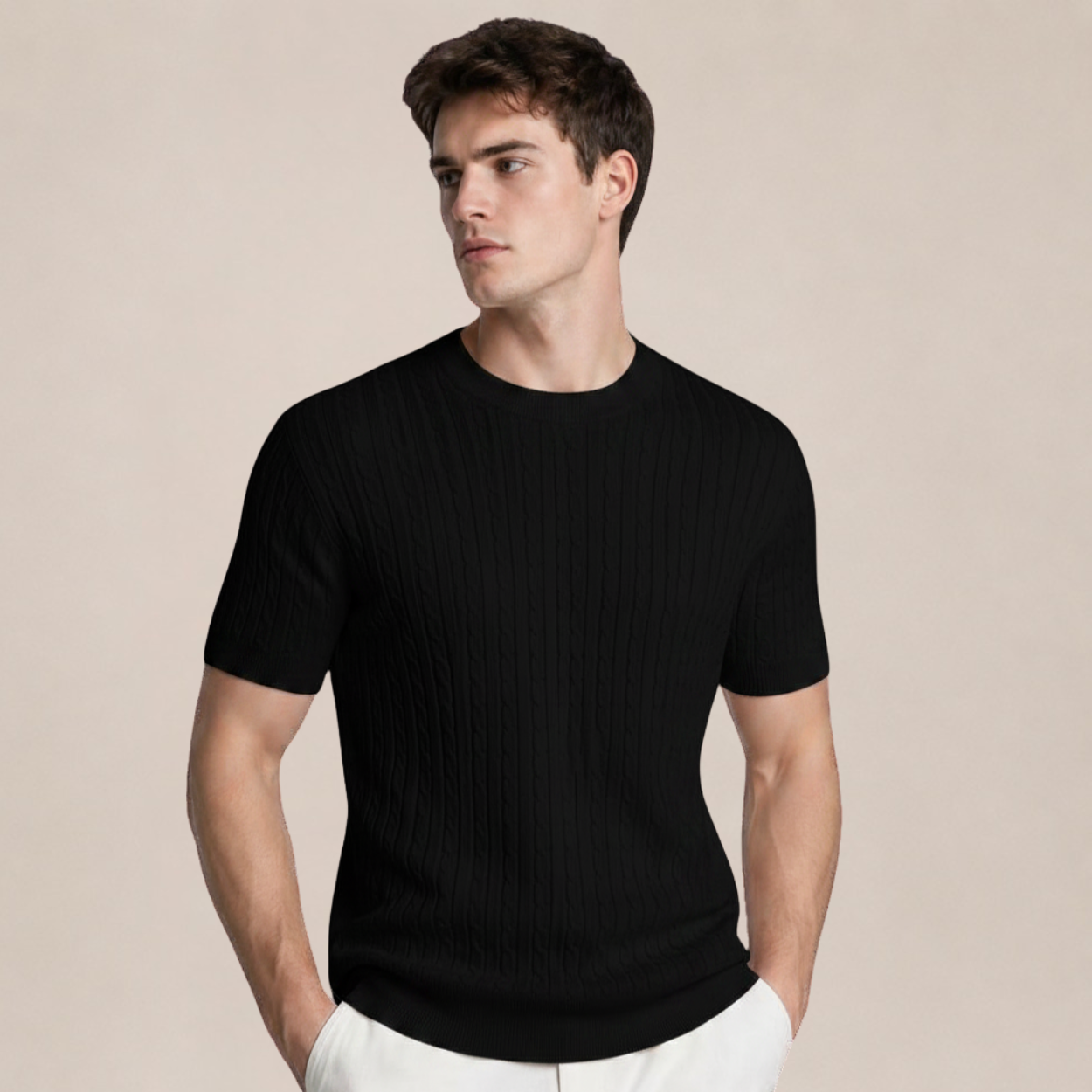 The Capri Knit Sculpt Tee